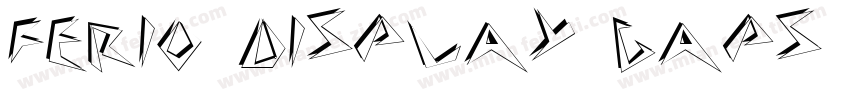 Ferio Display Caps SSi字体转换